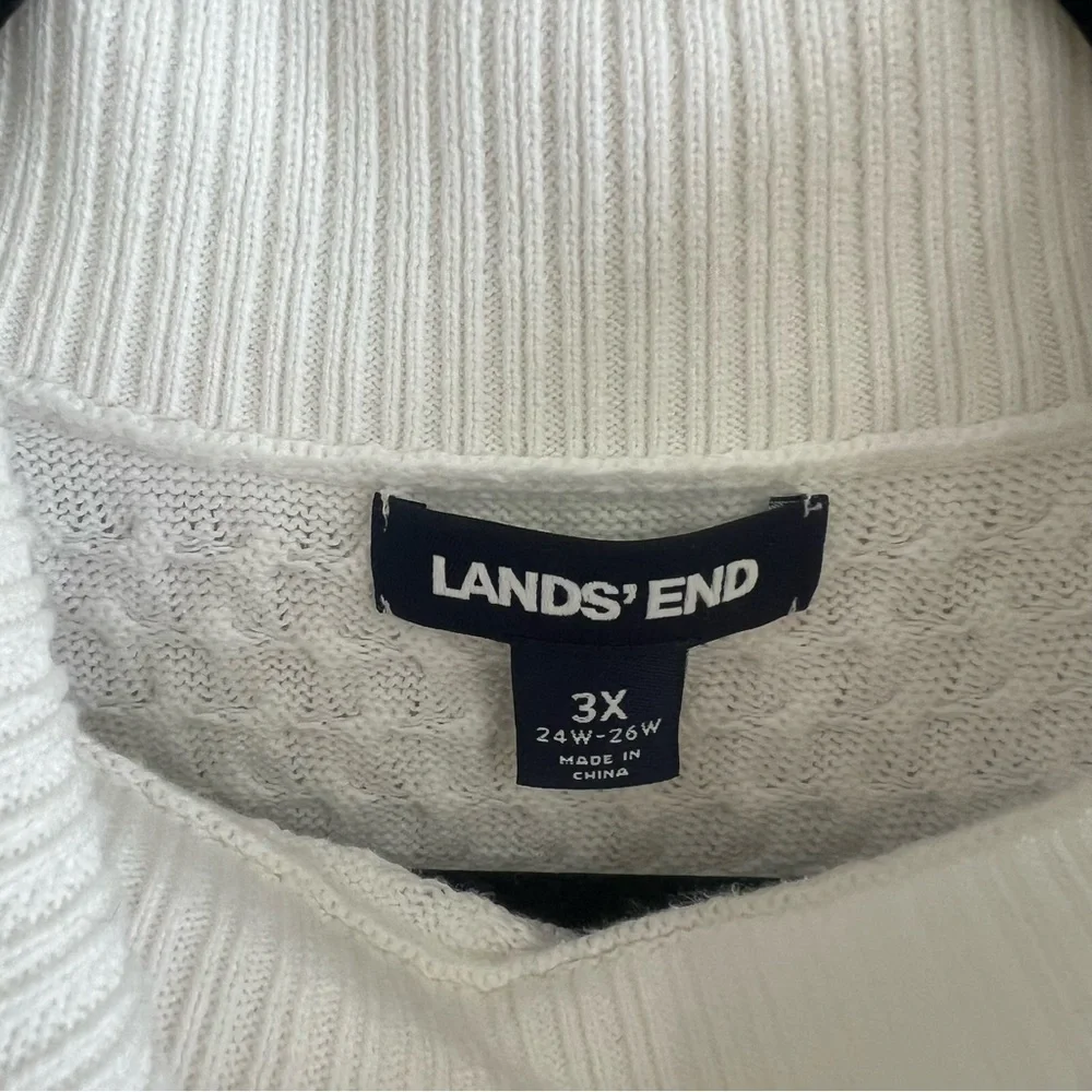 Lands End soft ivory